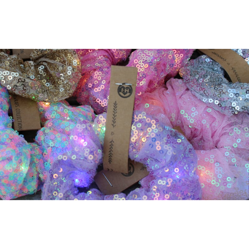 'Bling' Led scrunchie's 