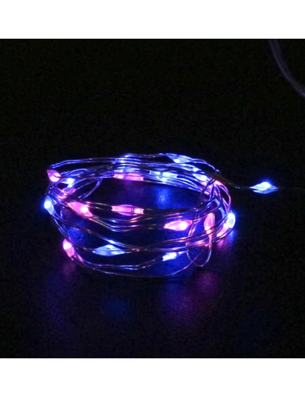 Hairlights roze/blauw Hairlights roze/blauw